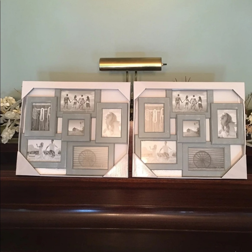 Two collage picture frames  NIB